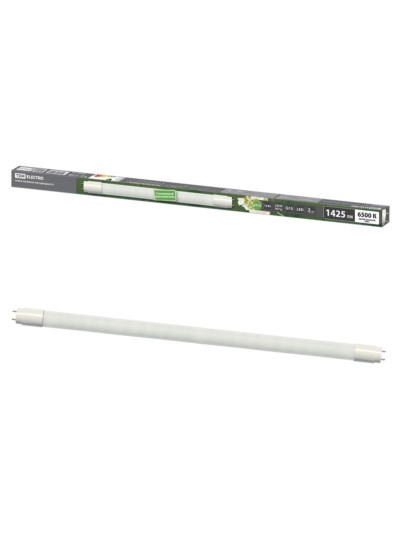 Лампа СДЛ линейная Т8 15Вт 230В 6500К G13 600мм матовая TDM