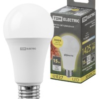 Лампа СДЛ А60 15Вт 230В 3000К E27 TDM