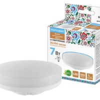 Лампа СДЛ GX53 7Вт 230В 3000К Э h26мм Народная TDM