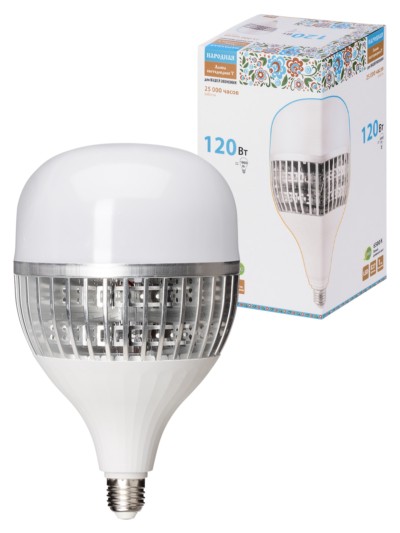 Лампа СДЛ T 100Вт 230В 6500К E27 150×253мм Народная TDM