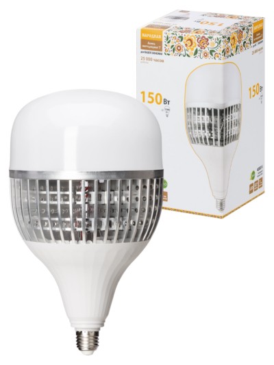 Лампа СДЛ T 120Вт 230В 4000К E27 170×295мм Народная TDM