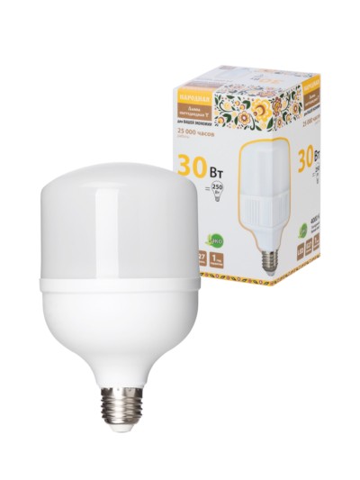 Лампа СДЛ T 150Вт 230В 4000К E27 170×295мм Народная TDM