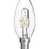 Лампа галогенная свеча прозрачная 42Вт 230В Е14 TDM