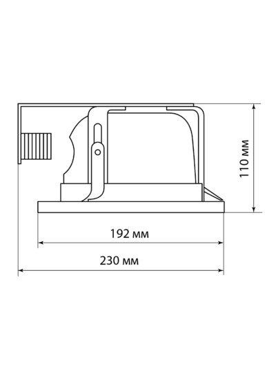 Светильник встраиваемый "Даунлайт" ЛВО 05 2х20 Е27 TDM — изображение 7