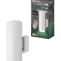 Светильник настенный LED, Тубо, 2х6 Вт, 4000 К, H252 мм, алюм./бел., вверх/вниз, IP65, TDM