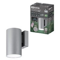 Светильник настенный LED, Соло, 6 Вт, 4000 К, H160 мм, алюм./сер., IP65, TDM