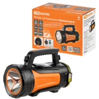 Фонарь светодиод. “Прожектор 8”, аккумуляторный, 5 Вт LED, 220 лм, 3,7 В 2,4 А*ч, USB, TDM