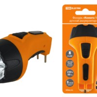 Фонарь «Комета 1» ручной аккумуляторный, 4 светодиода, 0,5Ач 230В вилка, TDM