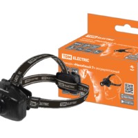 Фонарь «Налобный 7» аккумуляторный, 1Вт 1 светодиод, 0,6 Ач, фокус. TDM