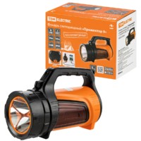 Фонарь светодиод. “Прожектор 9”, аккумуляторный, 10 Вт LED, 350 лм, 3,7 В 2,4 А*ч, USB, +powerbank TDM (1/20)