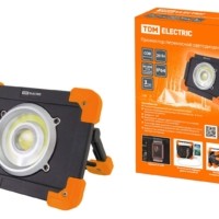 Прожектор светодиодный переносной ФП6 20 Вт 1800 лм Li-Ion 3,7 B 6,6 A*ч USB TDM