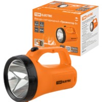 Фонарь TDM светодиодный “Прожектор 5”, 3 Вт LED+12 SMD, IP44 батарейки 3*АА (1/48)