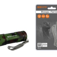 Фонарь”Тактика 1″, 9 светодиодов, алюм., 36 лм, бат. 3*AАА, TDM