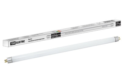 Лампа ЛЛ линейная двухцокольная 12/12Вт T4/G5 4000К 368,2мм TDM