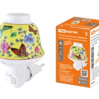 Ночник аромалампа “Махаон” керамический с выключателем Е12 7Вт 220В TDM