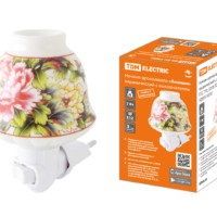 Ночник аромалампа “Анемон” керамический с выключателем Е12 7Вт 220В TDM