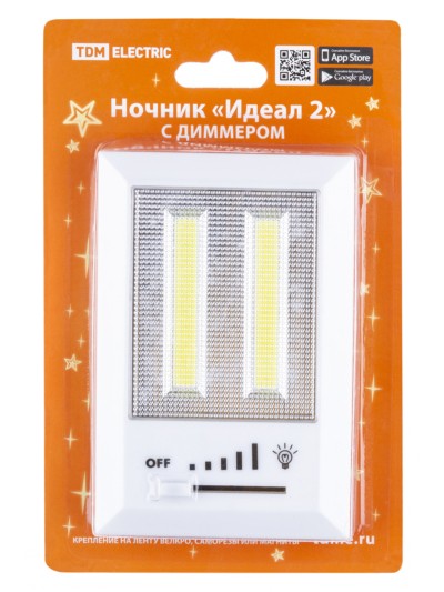 Ночник "Идеал 2", 3 Вт, 4хААА, диммер, магнит, TDM — изображение 5