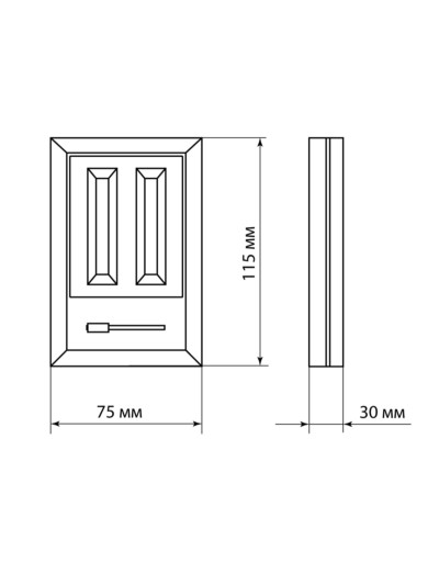 Ночник "Идеал 2", 3 Вт, 4хААА, диммер, магнит, TDM — изображение 6