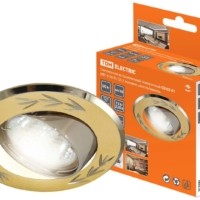 Светильник встраиваемый поворотный СВ 02-01 MR16 50Вт G5.3 матовое золото/никель TDM