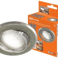 Светильник встраиваемый поворотный СВ 02-06 MR16 50Вт G5.3 серебряный блеск/хром TDM