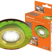 Светильник встраиваемый СВ 03-03 MR16 50Вт G5.3 мульти/золото TDM