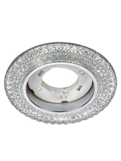 Светильник встраиваемый СВ 03-10 GX53 230В LED подсветка 5Вт зеркальный/хром TDM — изображение 3