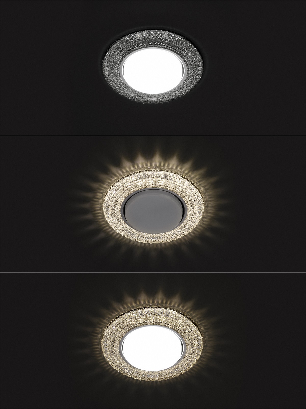 Светильник встраиваемый СВ 03-10 GX53 230В LED подсветка 5Вт зеркальный/хром TDM — изображение 4