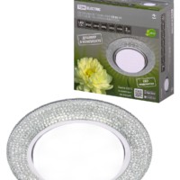 Светильник встраиваемый СВ 03-11 GX53 230В LED подсветка 5Вт зеркальный/хром TDM