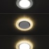 Светильник встраиваемый СВ 03-11 GX53 230В LED подсветка 5Вт зеркальный/хром TDM