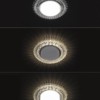 Светильник встраиваемый СВ 03-12 GX53 230В LED подсветка 5Вт зеркальный/хром TDM