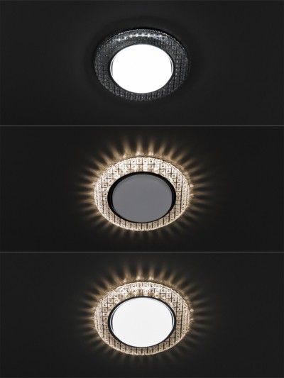Светильник встраиваемый СВ 03-17 GX53 230В LED подсветка 5Вт зеркальный/хром TDM — изображение 4