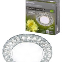 Светильник встраиваемый СВ 03-18 GХ53 230В LED подсветка 5 Вт зеркальный/хром TDM