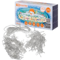 Гирлянда новогодняя “Занавес” 1,5х2,5 м, белый свет, 8 режимов, наружное использование, IP44, TDM