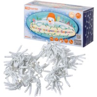 Гирлянда светодиодная “Бахрома” 2х1м, 152LED, 3000К, бел. шнур, посл. подкл, IP65, 250 В, TDM