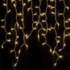 Гирлянда светодиодная "Бахрома" 2х1м, 152LED, 3000К, бел. шнур, посл. подкл, IP65, 250 В, TDM