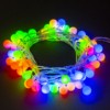 Гирлянда светодиодная "Шарики" 50LED, 5м, 8 режимов, многоцвет., прозр. шнур, 250 В, TDM