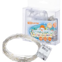 Гирлянда светодиодная “Роса100” 100LED, 10м, 3000К, 3хАА, TDM