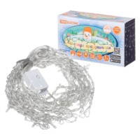 Гирлянда светодиодная “Бахрома” 1,9х0,5 м, 68LED, многоцветн., 8 режимов, 250 В, IP20, TDM