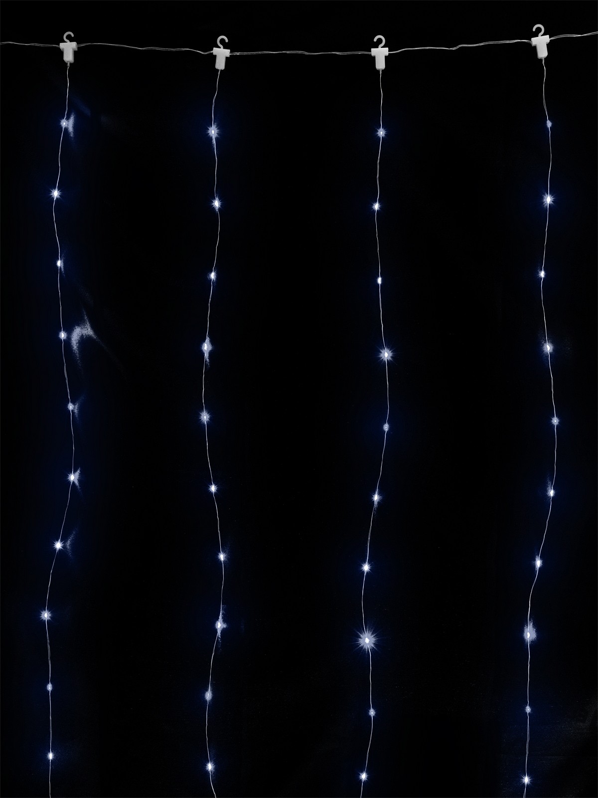 Гирлянда светодиодная "Роса - занавес" 2х2 м, 200LED, белый, ПДУ, USB, IP20, TDM — изображение 3