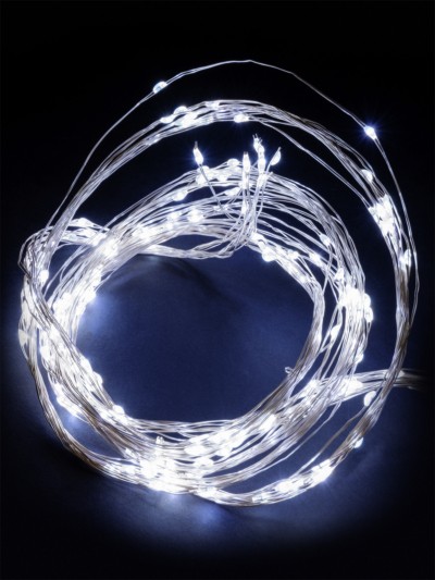 Гирлянда светодиодная "Роса - занавес" 2х2 м, 200LED, белый, ПДУ, USB, IP20, TDM — изображение 4