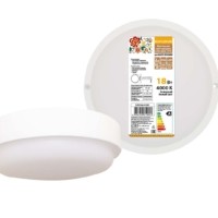 Светильник светодиодный ДПП 3901 12Вт 4000К IP65 белый круг 155×62мм Народный