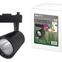 Светильник трековый однофазный LED TRL-01-015-WB 15 Вт, 24°, 3000 К, 80 Ra, черный, TDM