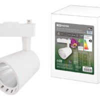 Светильник трековый однофазный LED TRL-01-024-NW 24 Вт, 24°, 4000 К, 80 Ra, белый, TDM
