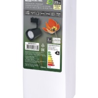Светильник трековый однофазный LED TRL-02-025-WB 25 Вт, 24°, 3000 К, 90 Ra, черный, TDM