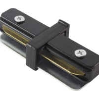 Коннектор I-образный для шинопровода TLC-01-BL-I, черный, TDM