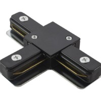 Коннектор T-образный для шинопровода TLC-01-BL-T, черный, TDM