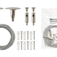 Комплект для подвесного монтажа шинопровода, 2 метра, TDM