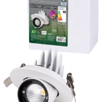 Светильник встраиваемый поворотный “Акцент-1” LED DSL-01-018-NW 18 Вт, 24°, 4000 К, 90 Ra, IP40, TDM