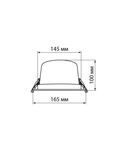 Светильник встраиваемый "Даунлайт" LED DCL-01-030 30 Вт, 4000 К, 80 Ra, IP20, прозрачный расс., TDM — изображение 9