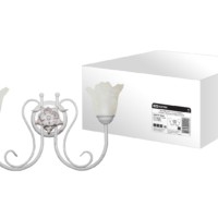 Бра НББ-09-02-2х40 «Глория» белый с золотом 2х40Вт E14 TDM